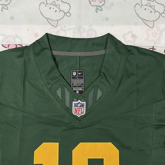 Nike NFL Green Bay Packers Green Jersey #10 LOVE L - Picture 3 of 6